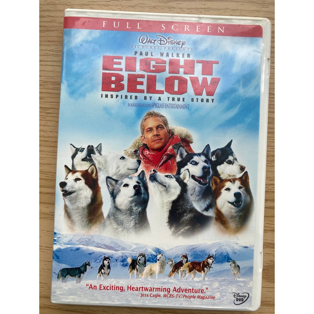 Disney Eight Below DVD Inspired by a true story